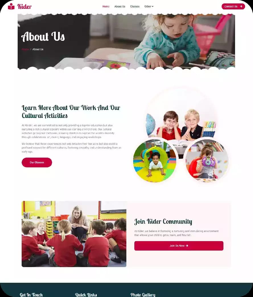 Kider for educating kids